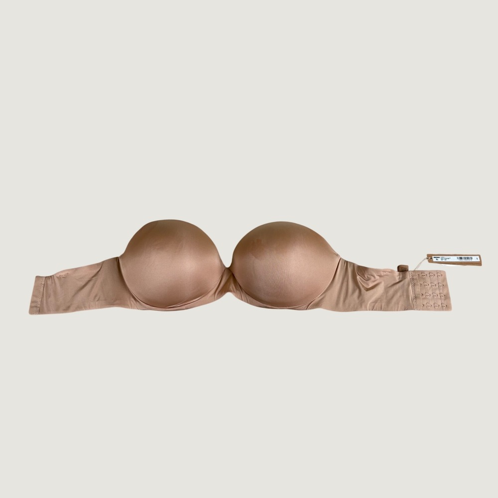 Skims Ultimate Push-Up Strapless Bra Clay 36DD BA-BAN-9056 NWT